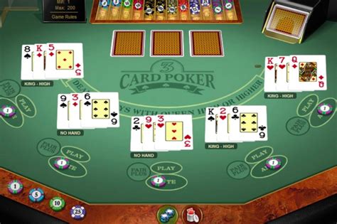 Three Card Poker 2 888 Casino