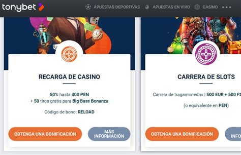 Tonybet Casino Codigo Promocional