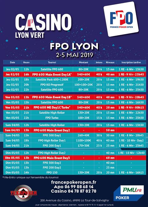 Tournoi De Poker Lyon Vert Aout