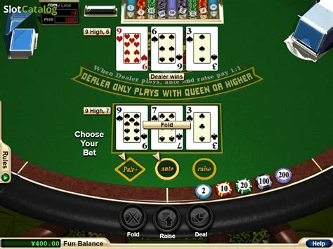 Tri Card Poker 2 Slot Gratis