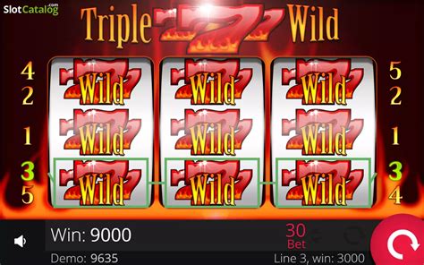 Triple Wild Seven Slot Gratis