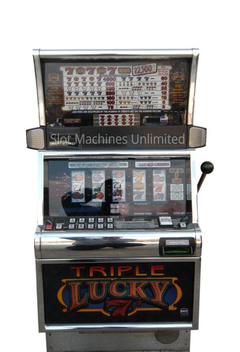 Triplo Lucky 7 S Maquinas De Fenda