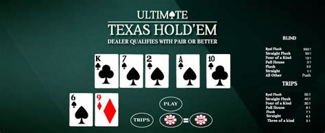 Ultimate Texas Holdem Leiaute De Mesa