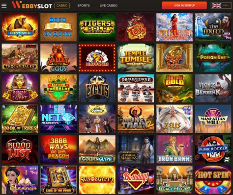 Webby Slot Casino App