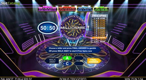 Who Wants To Be A Millionaire Megapays Slot - Play Online