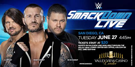 Wwe Smackdown Valley View Casino Center