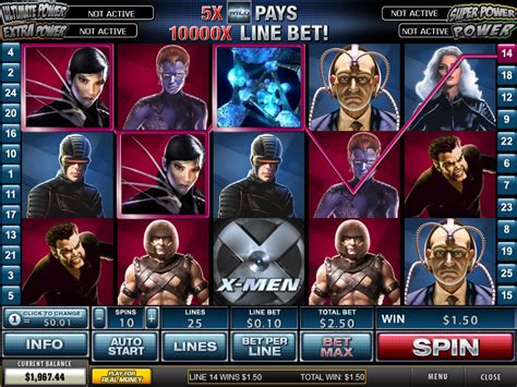 X Men Slots Gratis