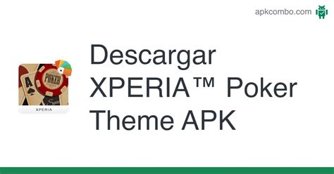 Xperia Tema De Poker Apk Download Gratis