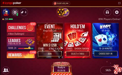 Zynga Poker League App