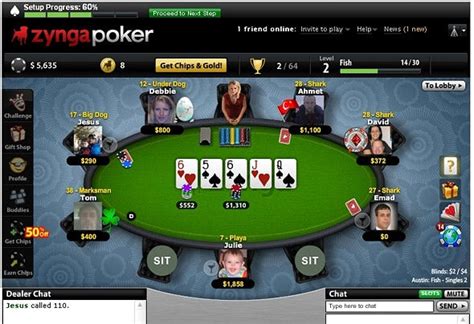 Zynga Poker Texas Holdem Fileiras